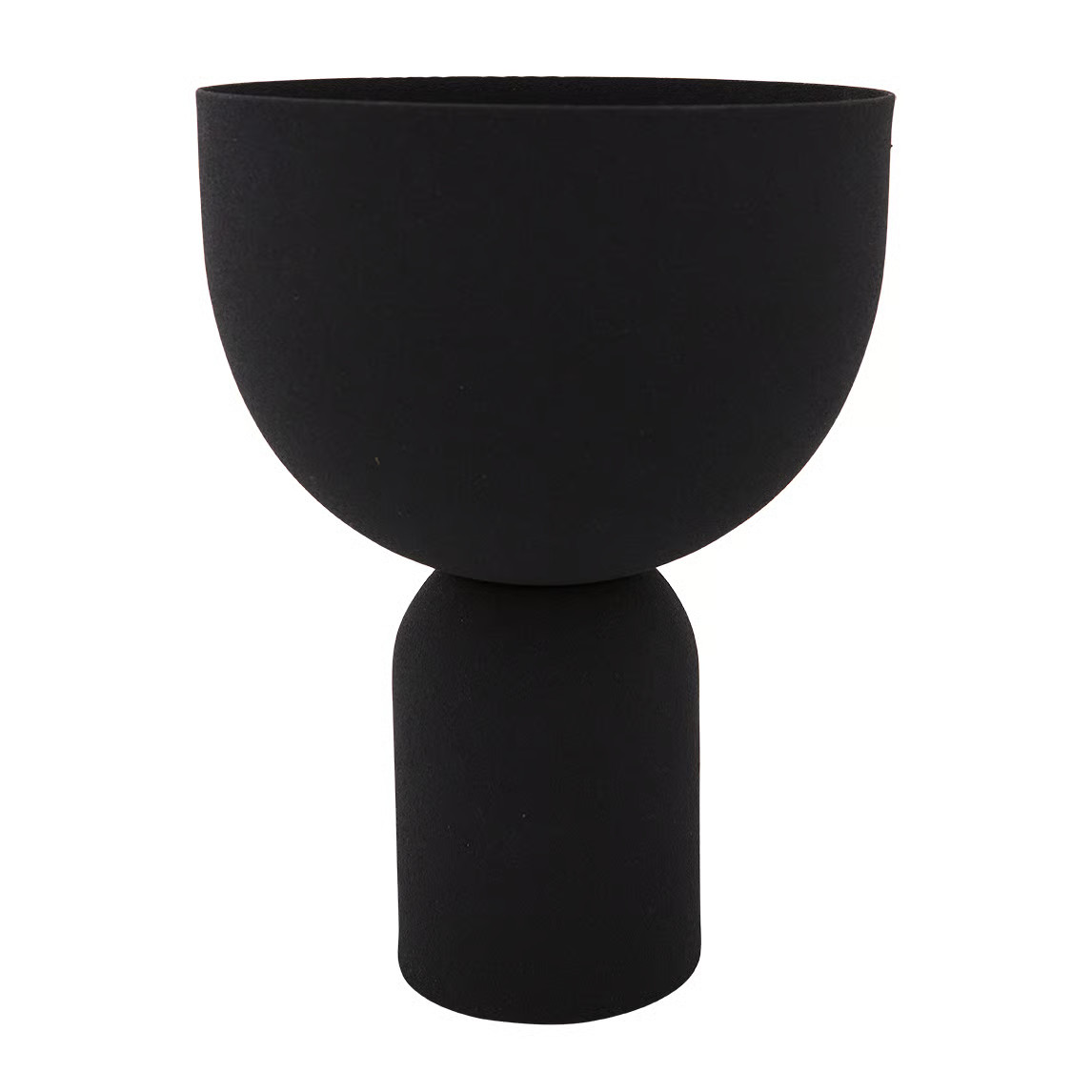 AYTM Torus bloempot zwart Ø 17 cm
