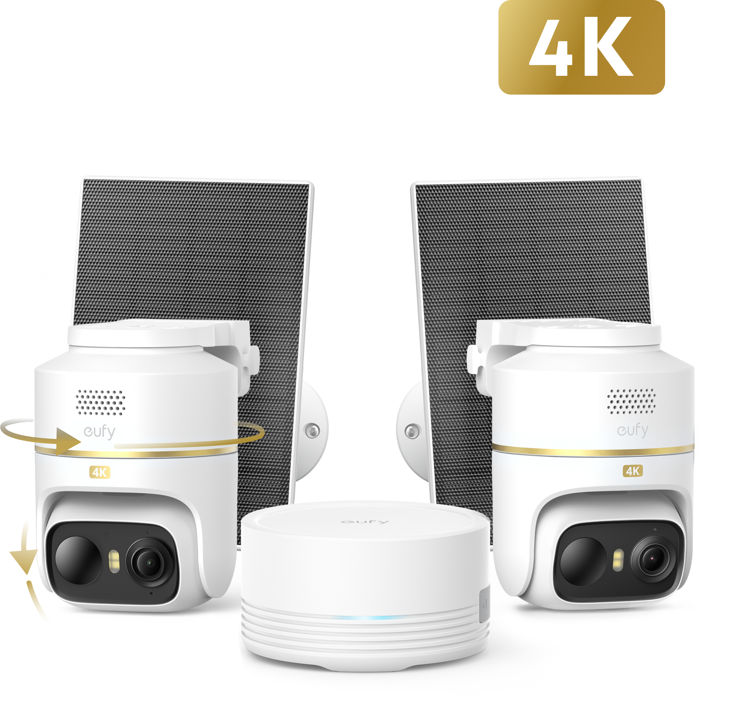 Anker eufyCam C37 4K Edition kabellose Solar-Outdoor-Kamera (2-Kamera-Set)