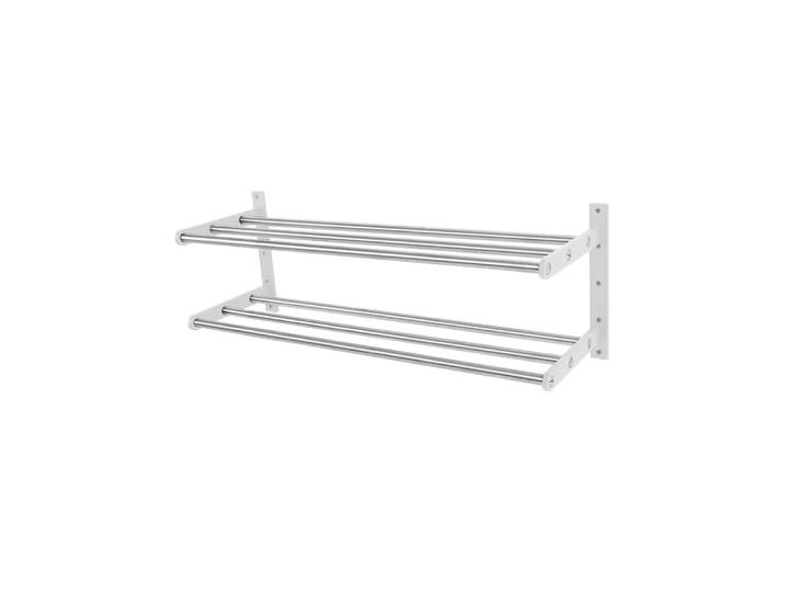 Scherlin Schuhregal 12 Schuhregal Stahl/weiß-Aluminium weiß lackiert