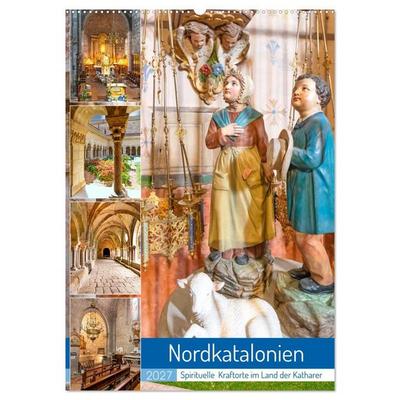 Nordkatalonien, Spirituelle Kraftorte im Land der Katharer (Wandkalender 2027 DIN A2 hoch), CALVENDO Monatskalender