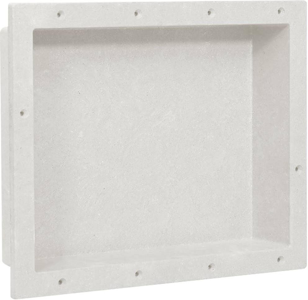 vidaXL Niche de douche Blanc mat 41x51x10 cm