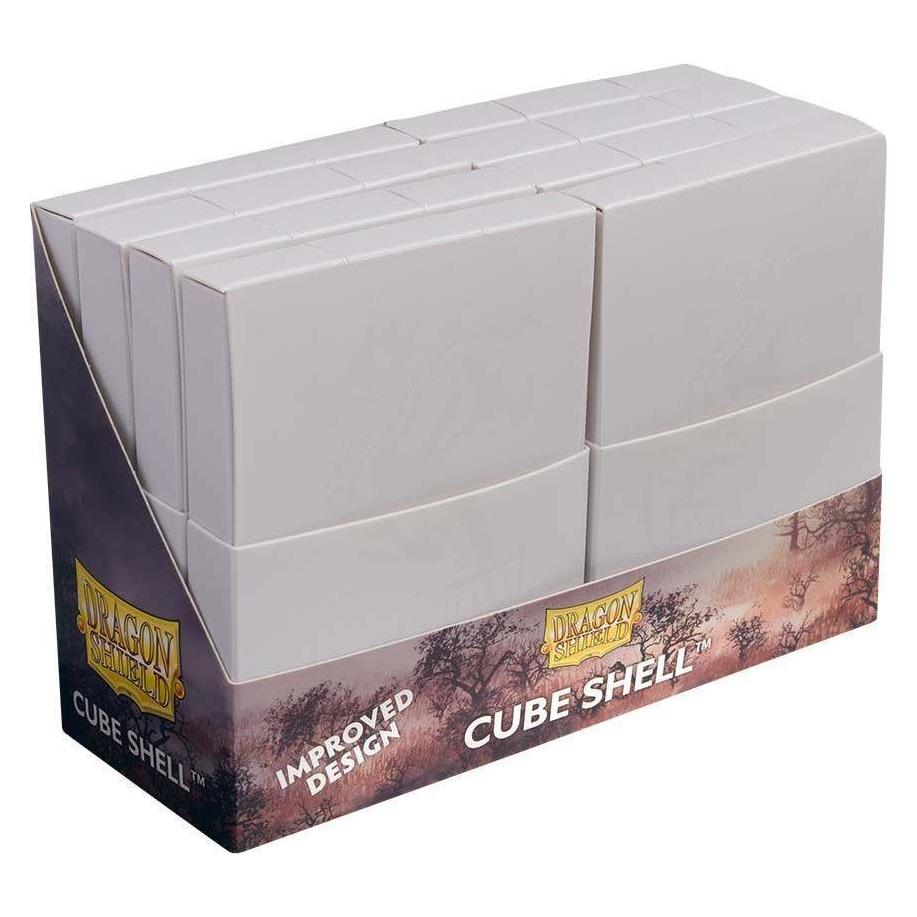 Arcane Tinman Dragon Shield: Cube Shell Box - Ashen White (ART30535)