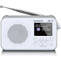 Lenco PDR-036 (DAB+, FM, Bluetooth), Radio, Weiss