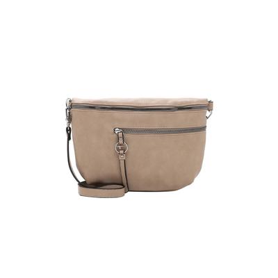 Gürteltasche TAMARIS "Gürteltasche TAS Nele", Damen, Gr. B/H/T: 23cm x 20cm x 7cm 0, beige (taupe 900), Polyester, Taschen Gürteltasche