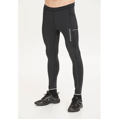 Funktionstights ENDURANCE "Energy V2", Herren, Gr. L, US-Größen, schwarz, 81% Polyester, 19% Elasthan, unifarben, Hosen, mit atmungsaktiver, winddichter Eigenschaft