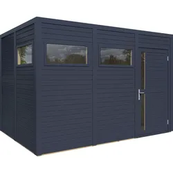 Bertilo Gartenhaus Cubus 3 - 19 mm anthrazit