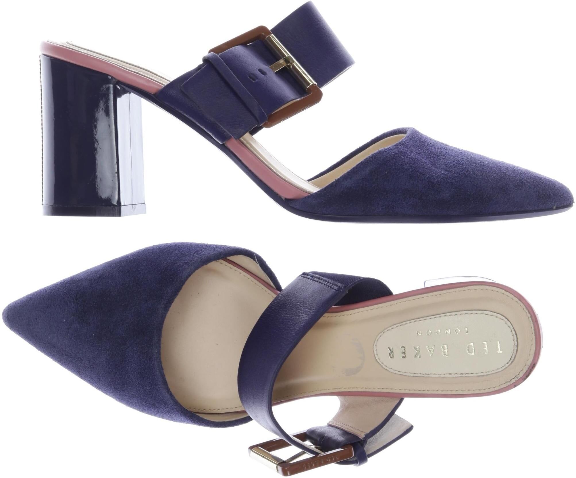 TED Baker Damen Sandalen, Marineblau, Gr. EU 41, kein / Etikett - Second Hand