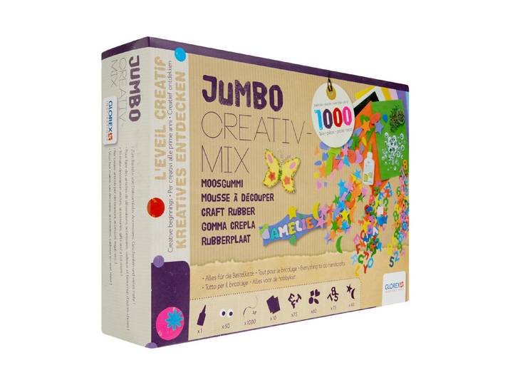 Glorex Jumbo Moosgummi Mix 10 Stück