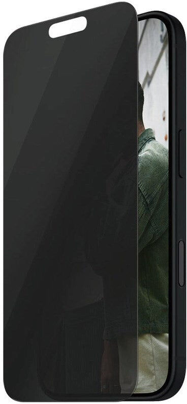 iPhone 15/16 - SAFE by PanzerGlass - Ultra-Wide Fit Skærmbeskyttelsesglas - Privacy Funktion - Gennemsigtig