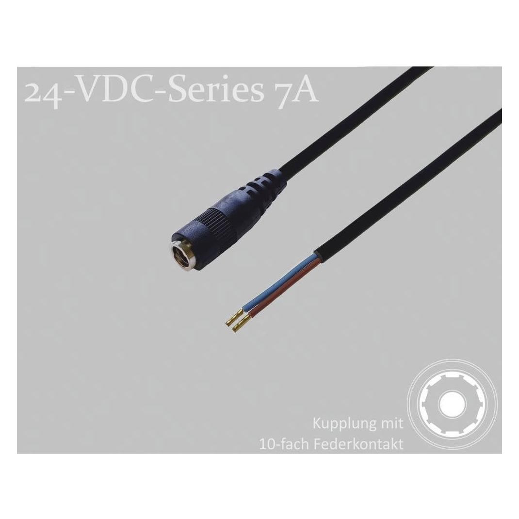 BKL Electronic 075912 DC-Steckverbinder DC-Kupplung - Aderendhülsen 2.1 mm 1. (075912)