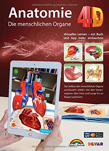 Markt+Technik Verlag GmbH - Anatomie 4D - die menschlichen Organe mit APP zum virtuellen Rundgang - Preis vom 19.10.2026 19:33:35 h