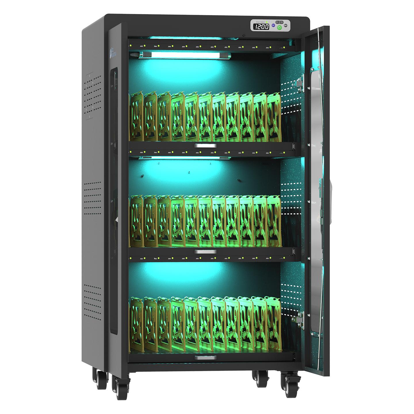 Good Connections GC ANTARES PRO N36C Ladewagen bis 15,6" USB-C 65W PD3.0 UVC-Desinfekt. schwarz (PCT03-C36S)