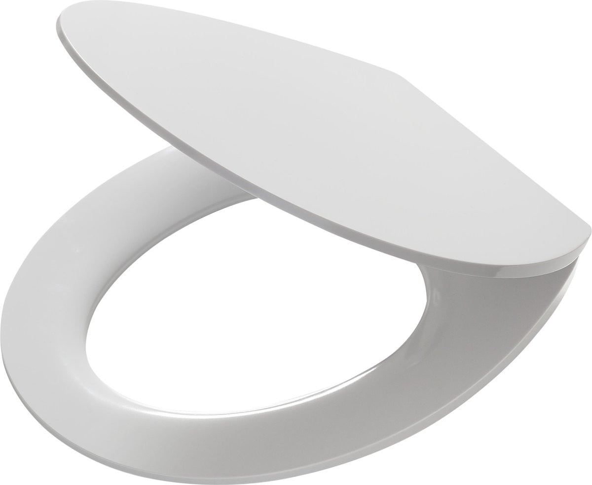 Tiger Blade WC Bril met Softclose en Easy Clean - Wit - Duroplast