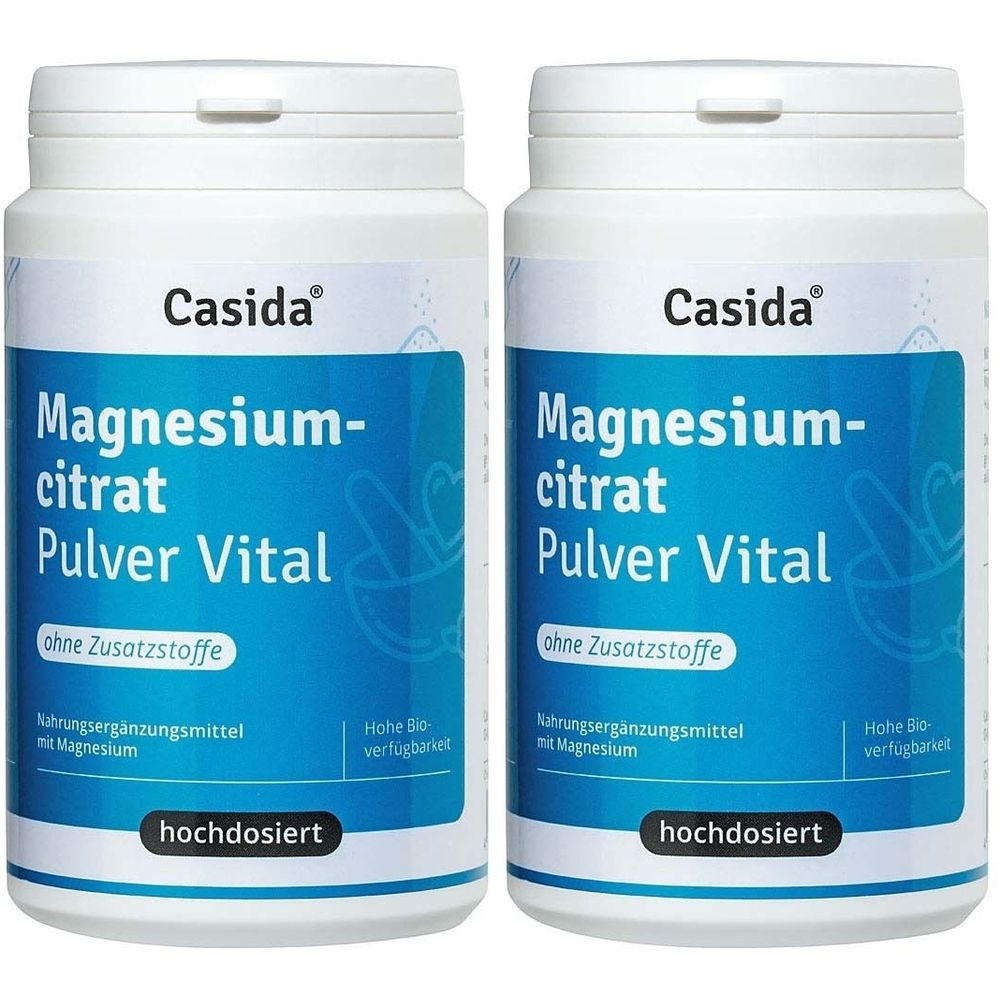 Magnesiumcitrat Pulver Vital 2x 2x200 g