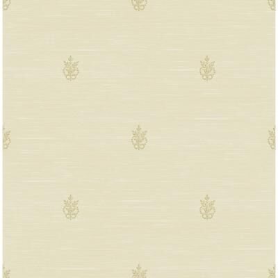 Seabrook Designs Willow Fleur De Lis Unpasted Wallpaper