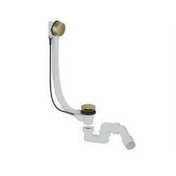 SAT Aurum Badewannen-Ablaufgarnitur 80 cm, mattgold, Kunststoff SATAVA80BG