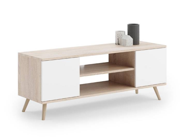 Raumhirsch Furniture Lowboard Focus, Stehendes Fernsehregal für das Wohnzimmer (Fernsehkommode, TV Schrank, TV Board stehend), Elegant & Funktional