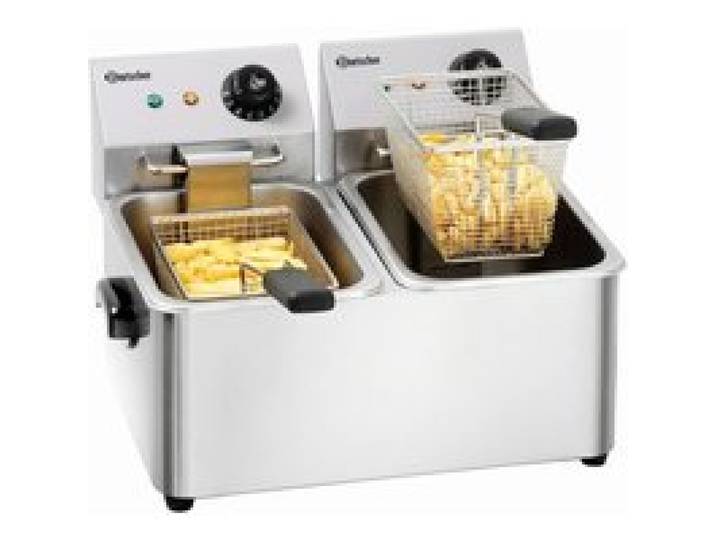Friteuse professionnelle - 2 cuves de 4 litres - Bartscher