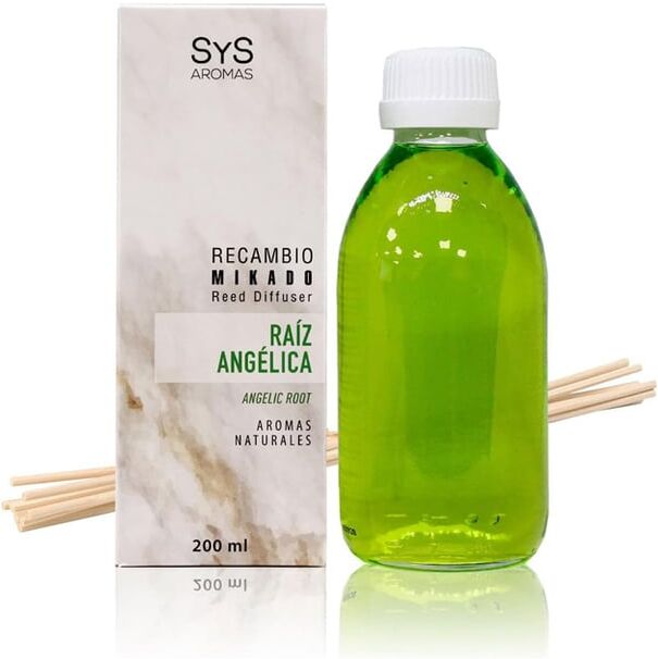 Sys Recambio Mikado Raíz Angélica + Palos 200 ml