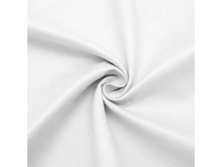 DESHOME Avana 10 Meter - Stoff Meterware Wildlederoptik Mikrofaser Wasserabweisend Stoff für Polstermöbel Sofa Kissen Dekor Weiß