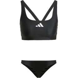 adidas 3-Streifen V-Back Bikini Damen JP0147 - black/white 46