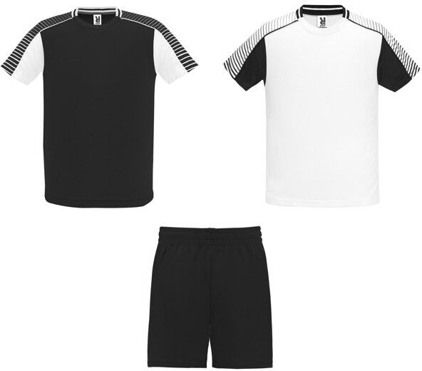 Tenue de sport unisexe personnalisée en polyester Juve blanc/noir XL