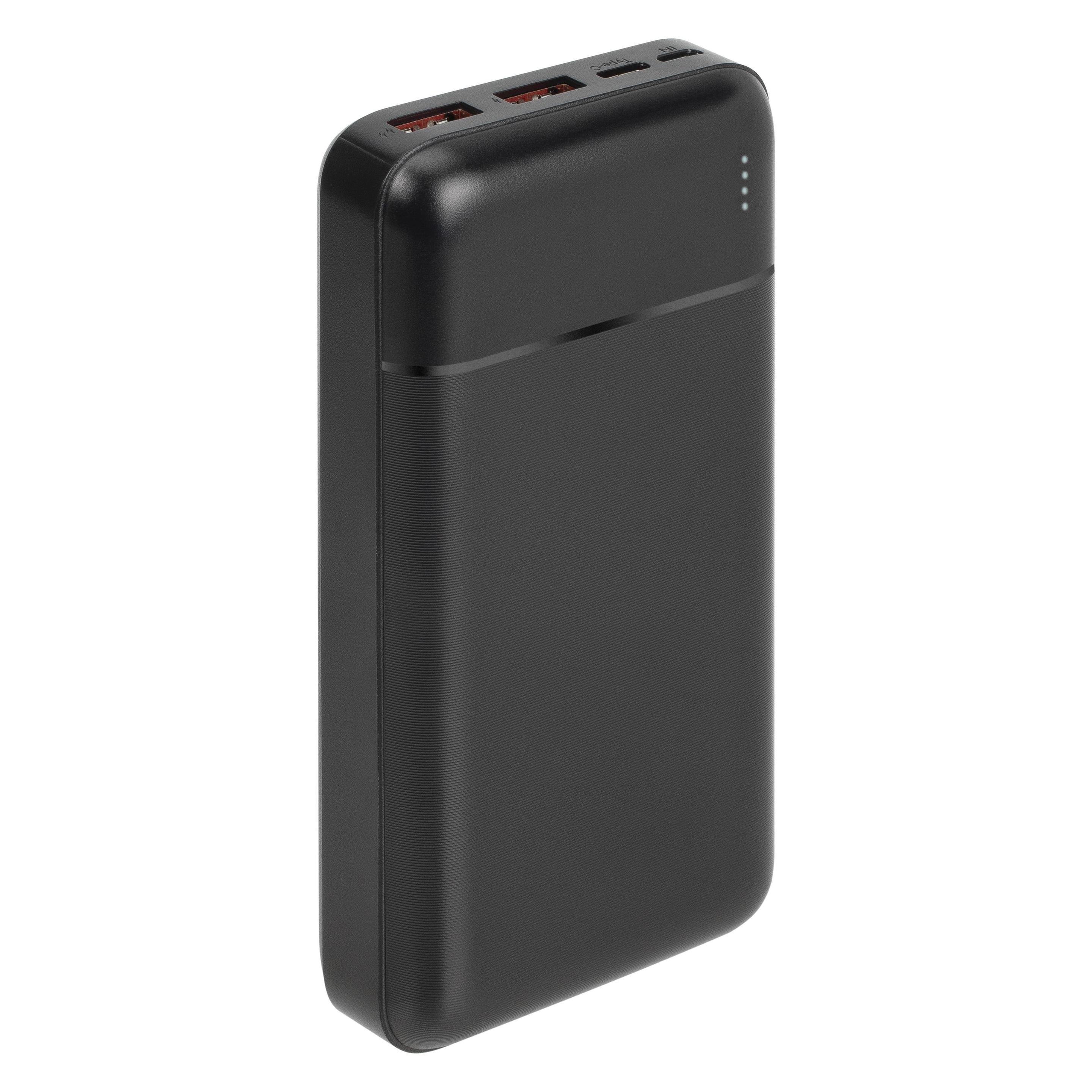 Rivacase Power Bank (20000 mAh, 22.50 W, 74 Wh) (RIVACSPBV2102BK)