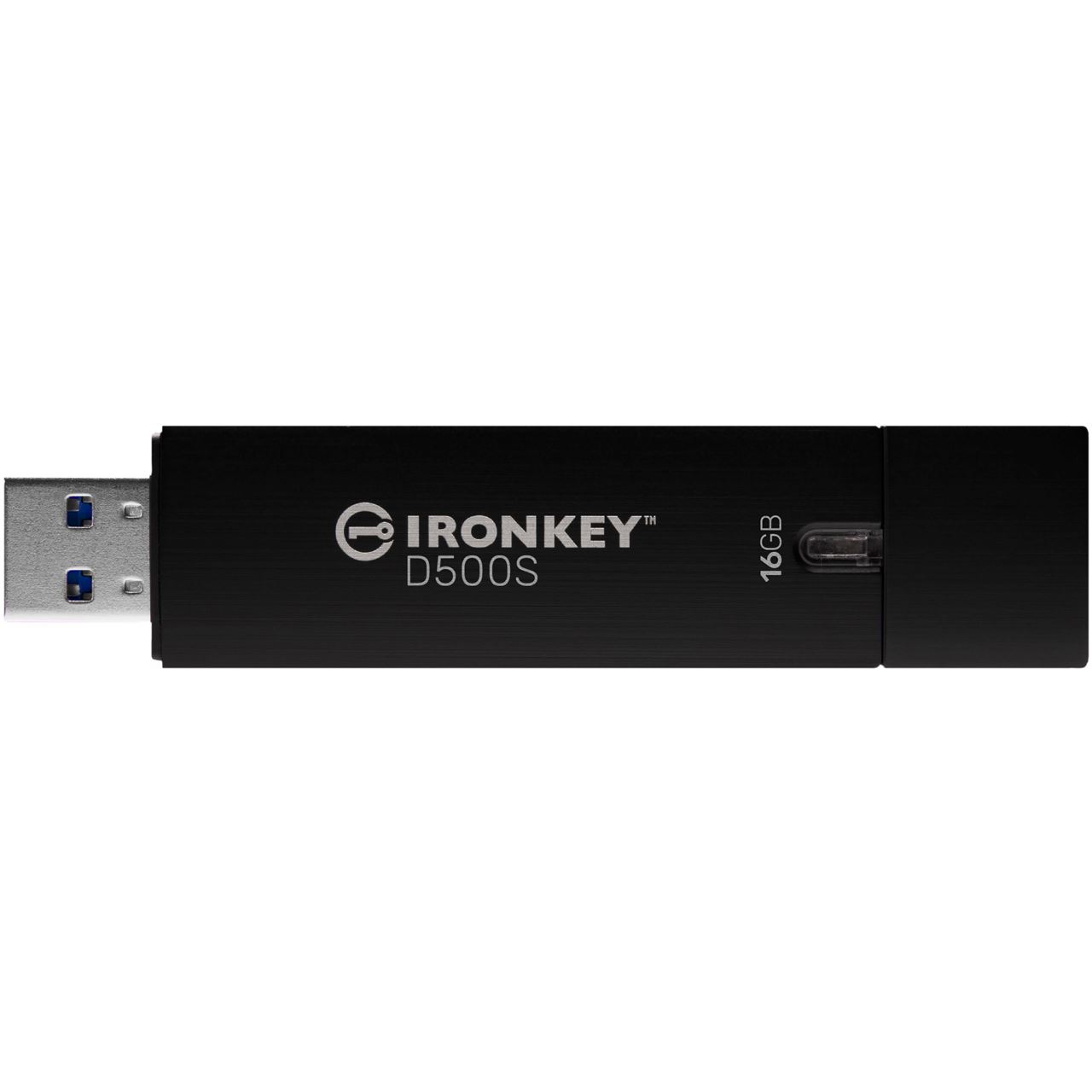 16GB Kingston IronKey D500S - USB-Flash-Laufwerk - verschlüsselt - USB 3.2 Gen 1 - TAA-konform