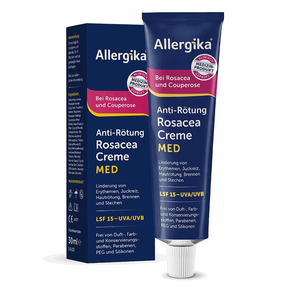ALLERGIKA Pharma GmbH Allergika Anti-Rötung Rosacea Creme Med 20109199