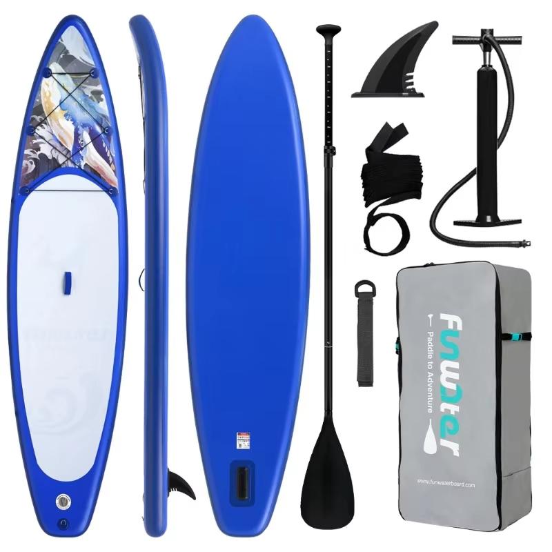 Aufblasbares SUP-Board, ultraleicht - 350 x 84 x 15 cm - 8 kg Gewicht - PVC-Material