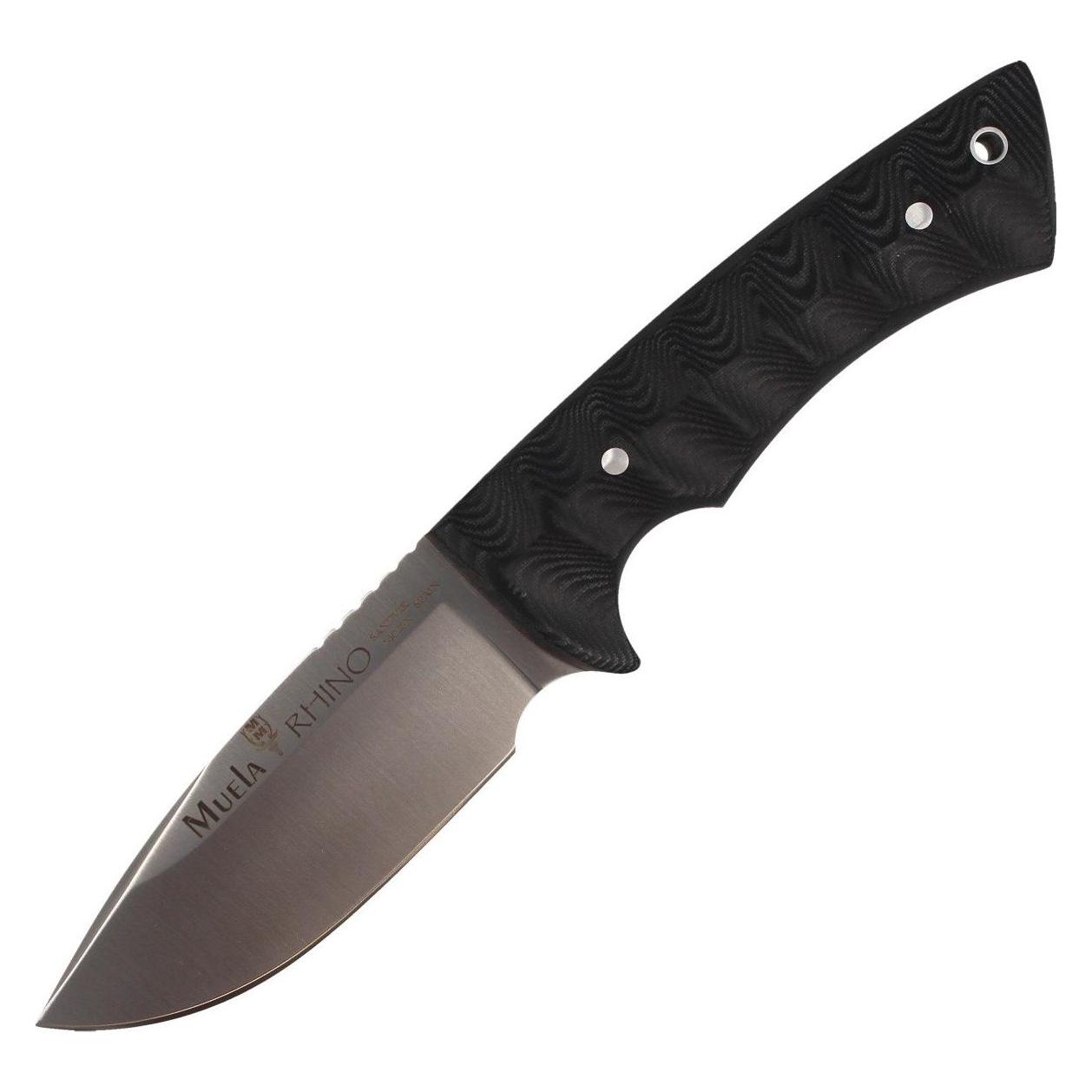Muela Full Tang 3D Schwarzes Micarta-Messer 100 mm (53366618)