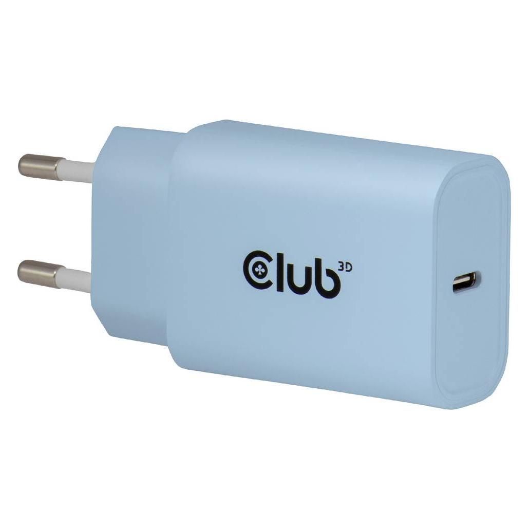 Club 3D Club3D Lifestyle Ladegerät USB-C 30Watt, 2Stk blau retail (30 W, 1 Port) (CAC-3022)