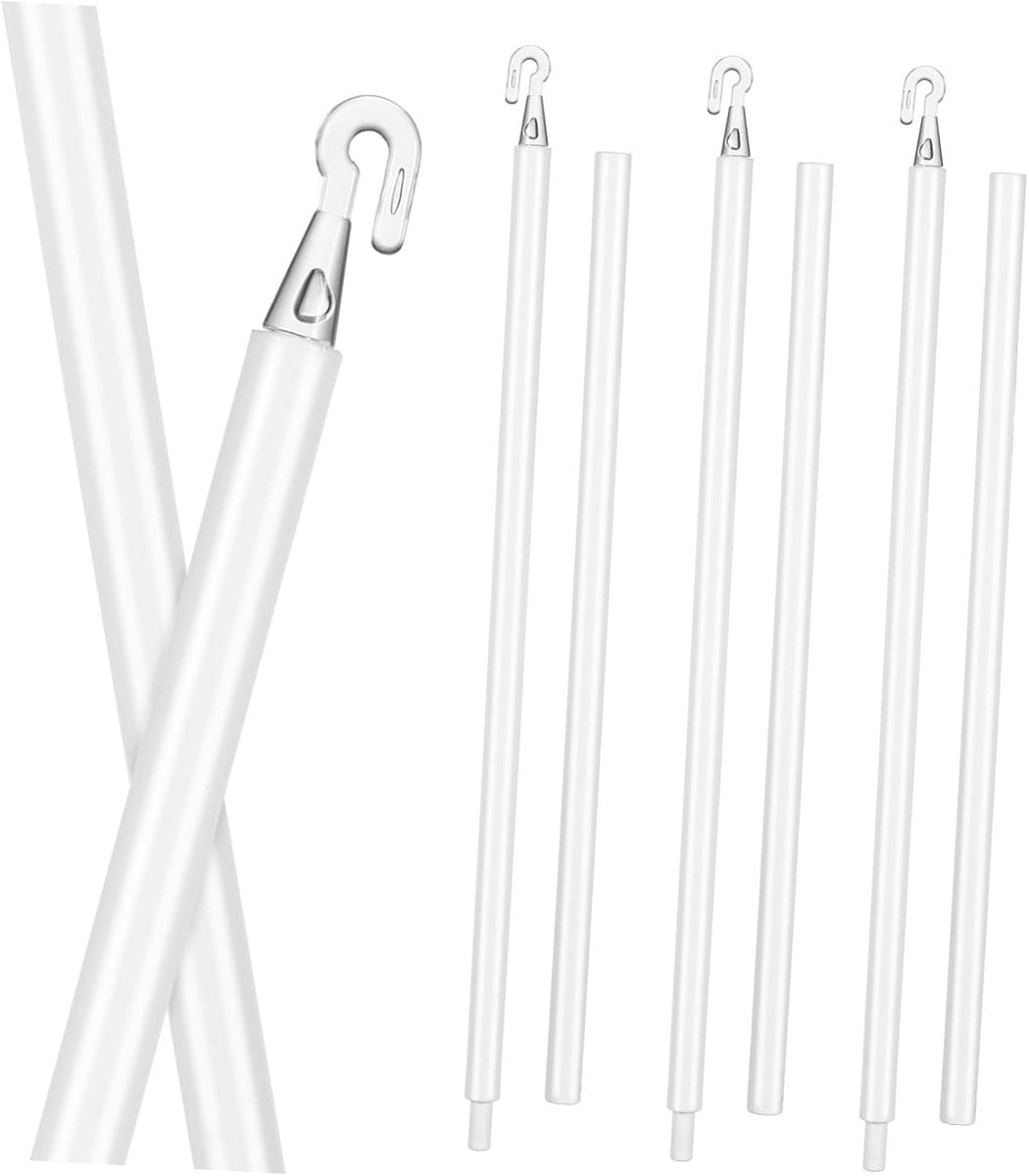 Wit Blind Stok voor Raambekleding Accessoires - 60 cm
