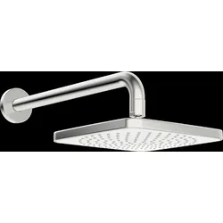 HANSA HANSABASICJET Style Kopfbrause, eckig, chrom, 44360200