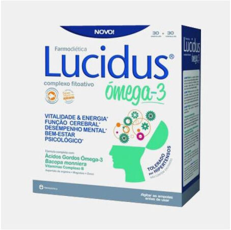 FARMODIÉTICA® LUCIDUS OMEGA 3 - 30 AMPOLAS + 30 CAPSULAS