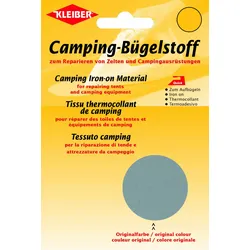 Kleiber Camping-Bügelstoff aus Original-Zeltstoff Grau