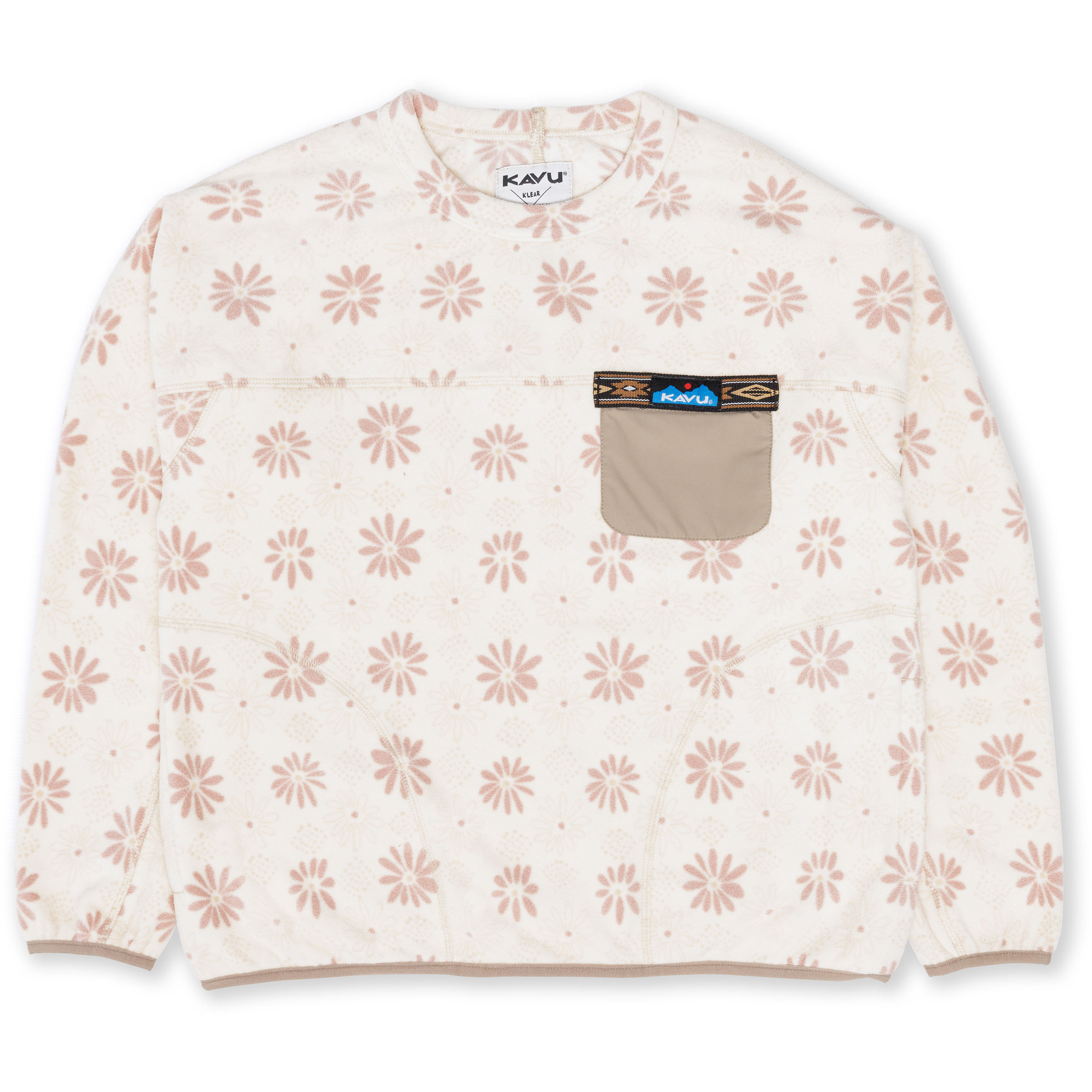 Kavu Kelowna Damen Pullover weiss Größe M Lifestyle Elastisch