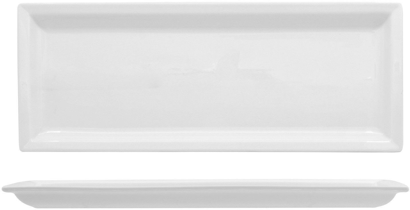 Lioness Piatto Rettangolare 36 x 14 cm Justwhite