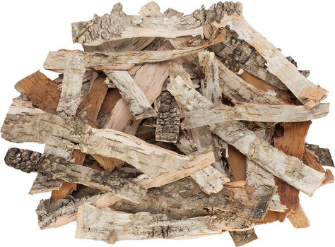 Birkenrinden-Streifen, natur, 250 g