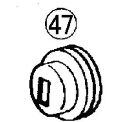 Panasonic Ersatzteil EY 3654 NR. 47 Protective Cover Schutzhülle
