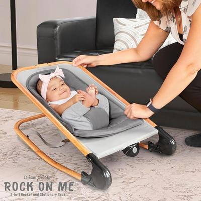 Dream On Me Rock with Me 2-in-1 Rocker & Stationary Seat