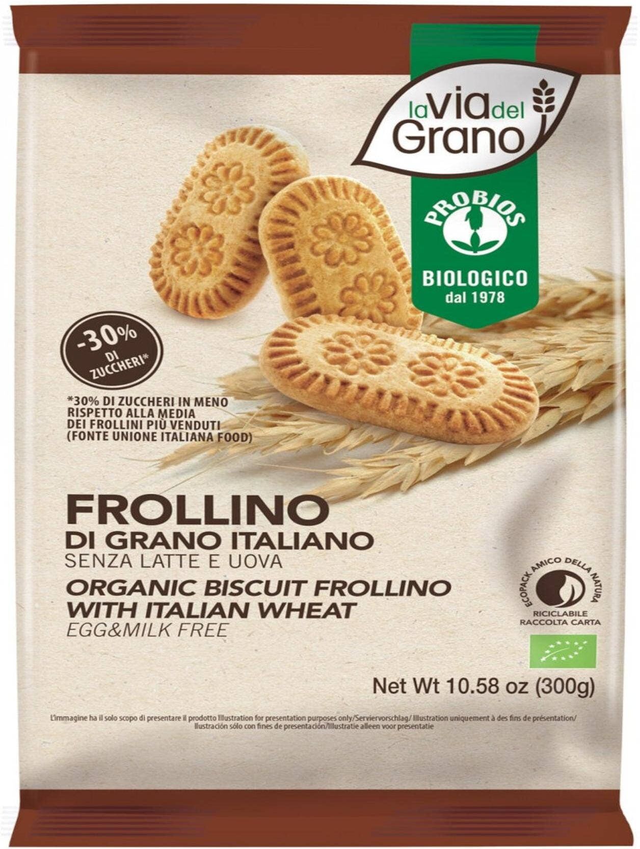 PROBIOS La Via Del Grano - Frollino Di Frumento 300 Grammi 