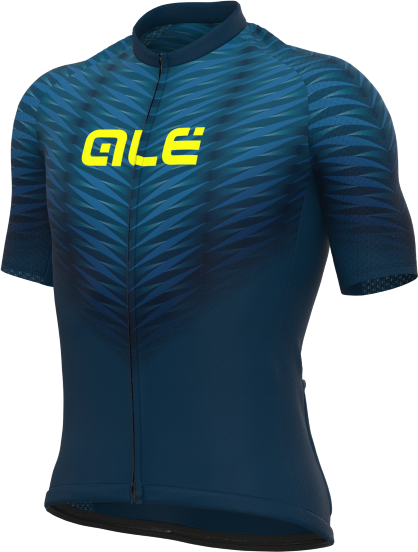 ALE' Maglia ciclismo  SOLID THORN blu