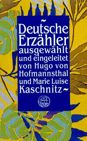 Hofmannsthal, Hugo Von - Deutsche Erzähler - Preis vom 09.10.2026 07:28:09 h