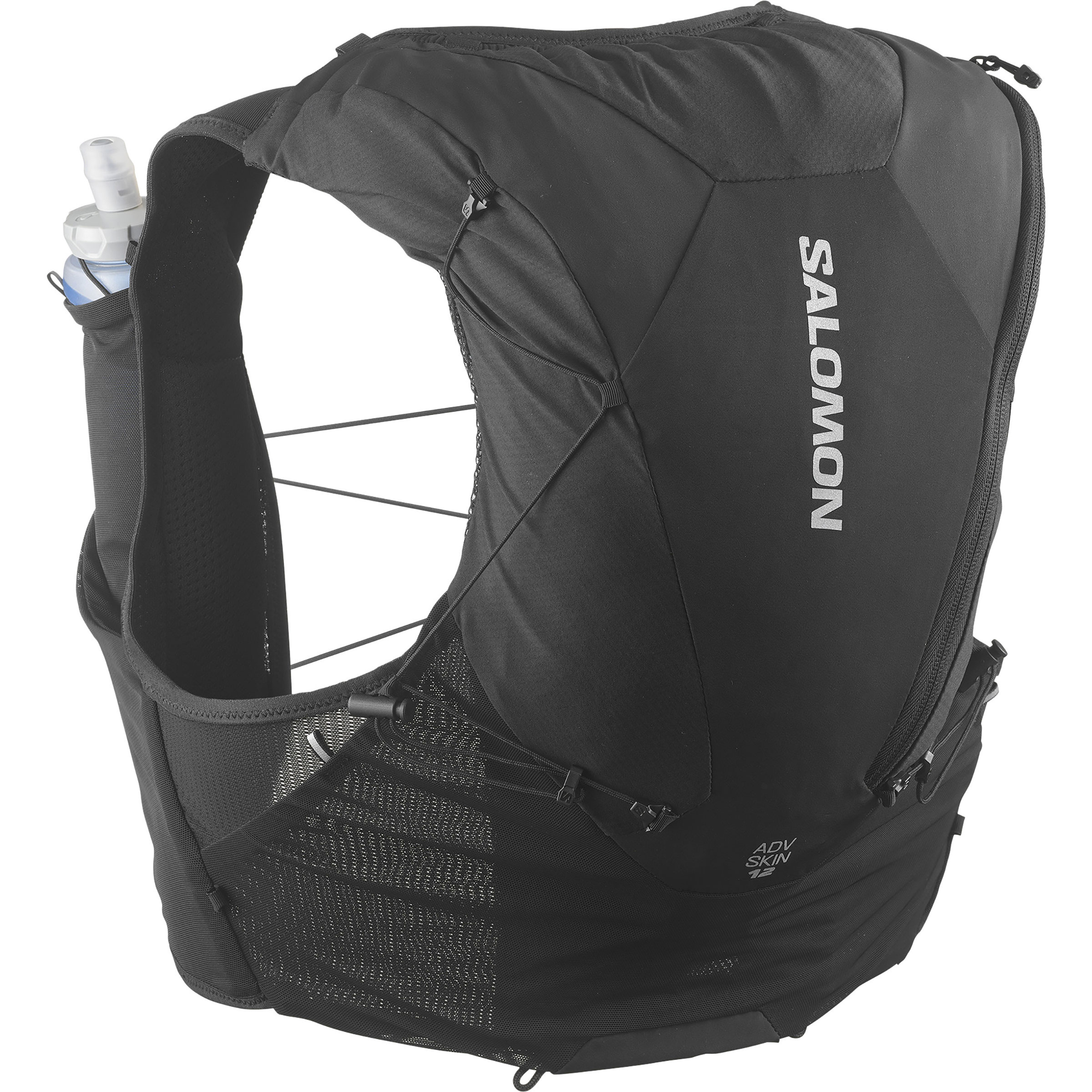 Salomon Adv Skin 12 Set Trailrunningrucksack Trailrunningrucksäcke schwarz Größe 12L | XL Trailrunning | Laufen
