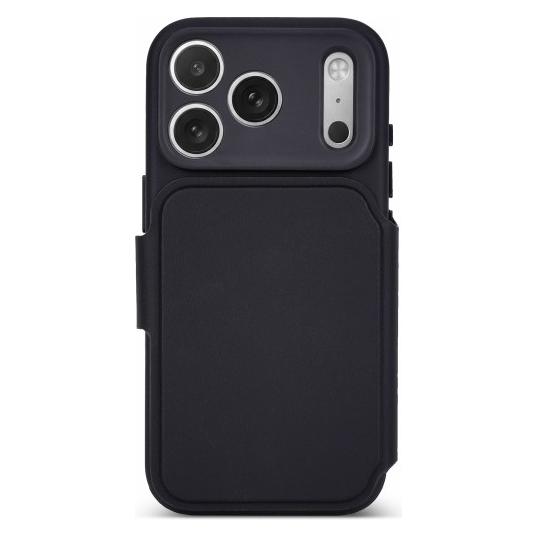 Decoded Abnehmbare Geldbörse aus strukturiertem Silikon - Hülle für das iPhone 18 Pro / 17 Pro (Phantom (Apple iPhone 17 Pro, Apple iPhone 18 Pro) (D27IPO18PDW4TSPK)