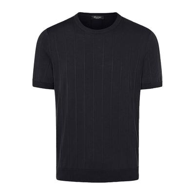 T-Shirt MAERZ MUENCHEN "Maerz Muenchen 461200 T-Shirt Herren Bekleidung", Herren, Gr. 56, schwarz, 100% Baumwolle, Shirts T-Shirt