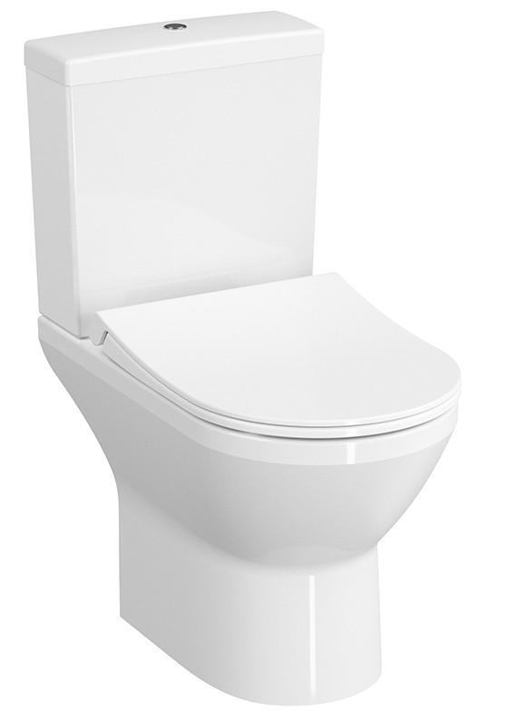 Vitra Integra Stand-WC für Kombination VitrAflush 2.0 Weiß, 7044B003-0075 7044B003-0075