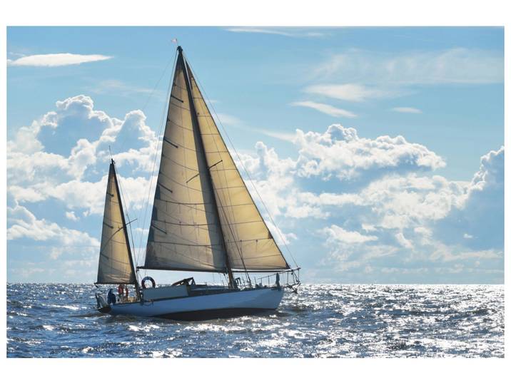 Alubild Großes Segelschiff image LAND