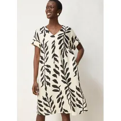 bonprix Kaftan-Kleid aus reinem Leinen, beige, Gr.44, luftiges Leinen Kaftan-Kleid aus schöner Premium Qualität, aus Leinen